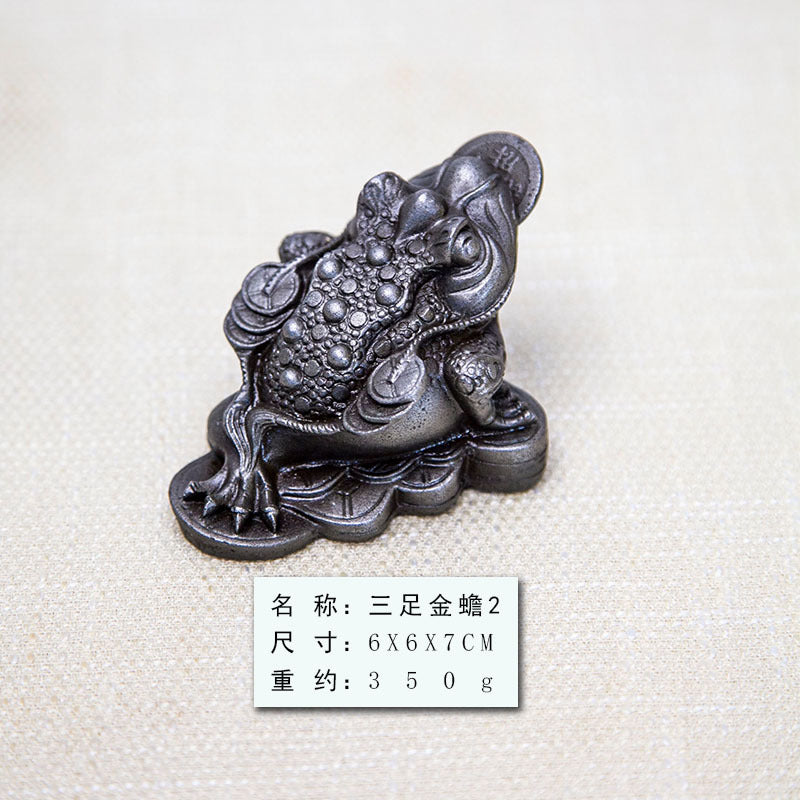 Desktop Toad Gold Toad Tea Pet Zen Tea Ceremony Tea