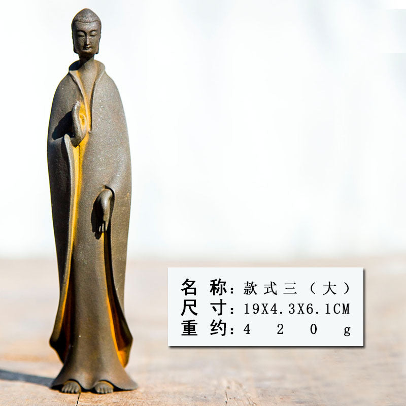 Chinese Northern Wei Buddha Shakyamuni Desktop Home Decor Ornament with Zen Inspiring Design