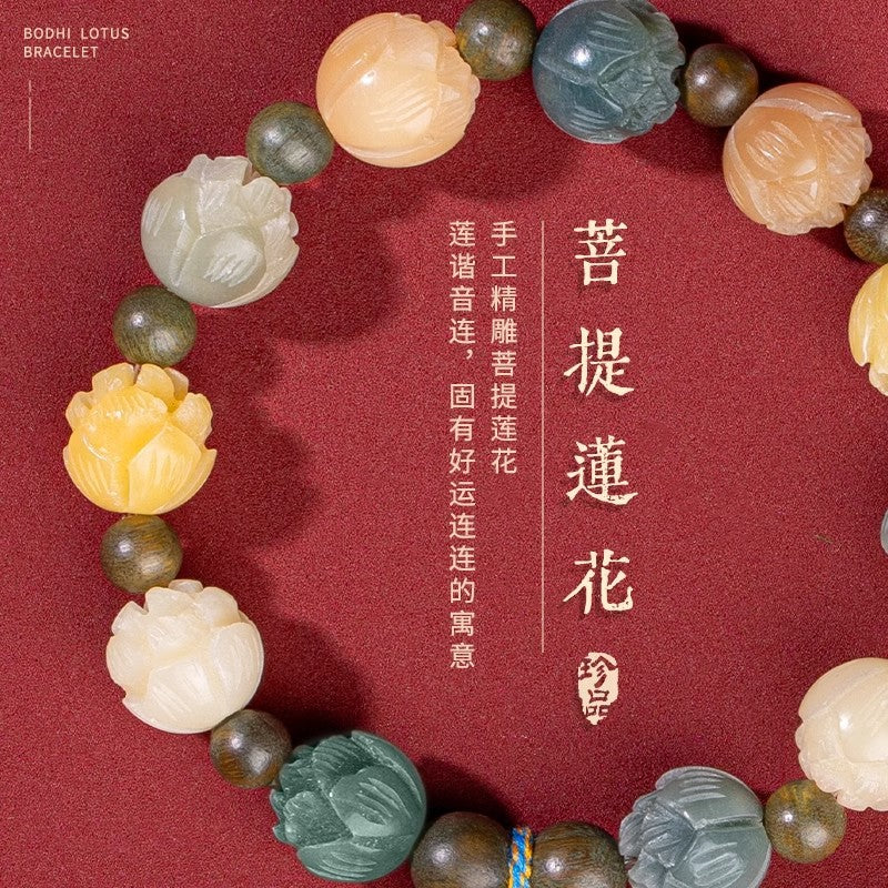 An Oriental Charm for Wealth and Good Fortune: the Hangzhou Bodhi Prosperity Green Sandalwood Bracelet