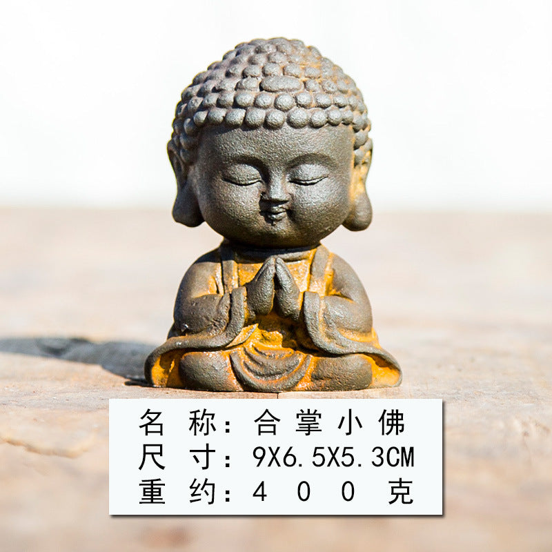 New Chinese-Style Zen Buddha Amitabha Desktop Home Decor Ornament