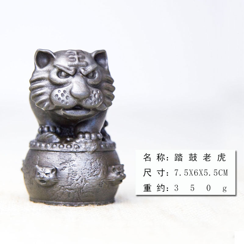 Innovative Chinese Zodiac Cute Tiger Figurine Decoration
