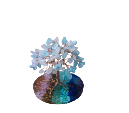 Crystal Wealth Tree, Money Tree, Decorative Ornament Craft