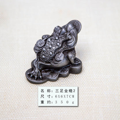 Desktop Toad Gold Toad Tea Pet Zen Tea Ceremony Tea