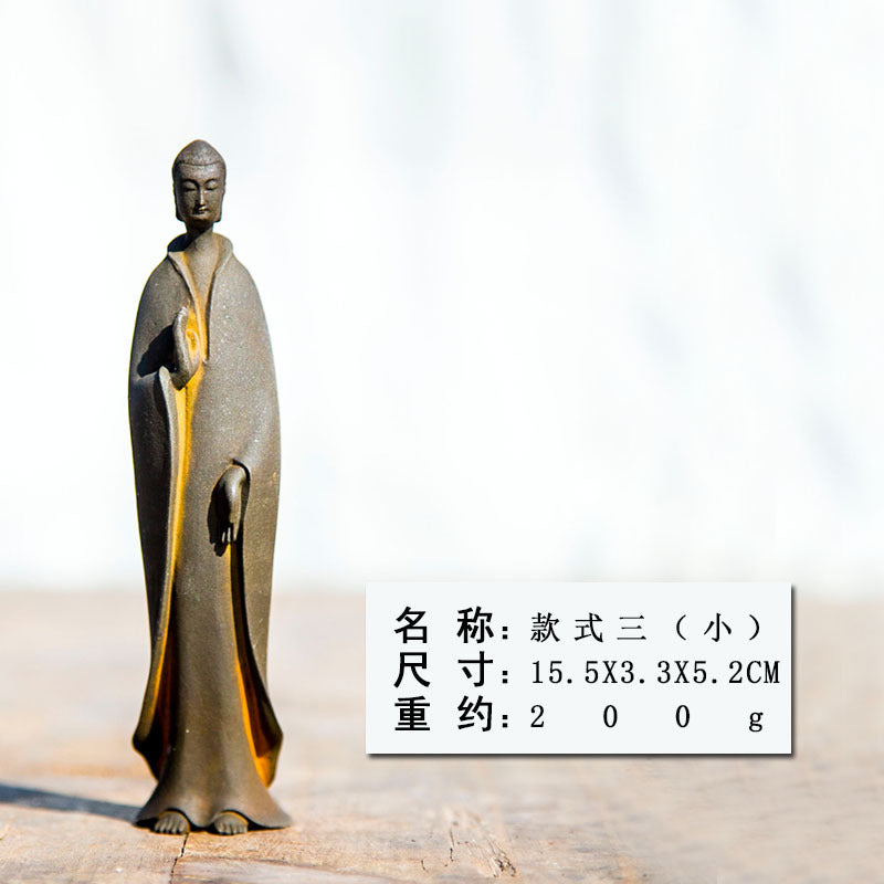 Chinese Northern Wei Buddha Shakyamuni Desktop Home Decor Ornament with Zen Inspiring Design