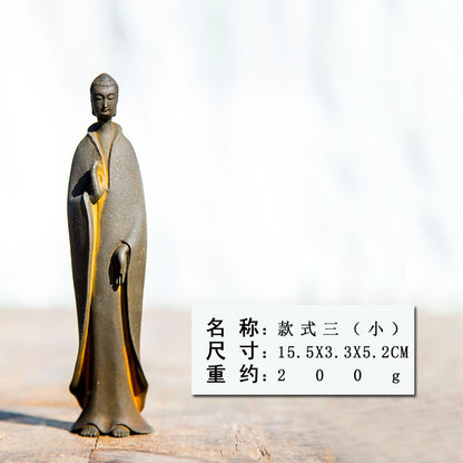 Chinese Northern Wei Buddha Shakyamuni Desktop Home Decor Ornament with Zen Inspiring Design
