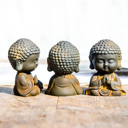 New Chinese-Style Zen Buddha Amitabha Desktop Home Decor Ornament