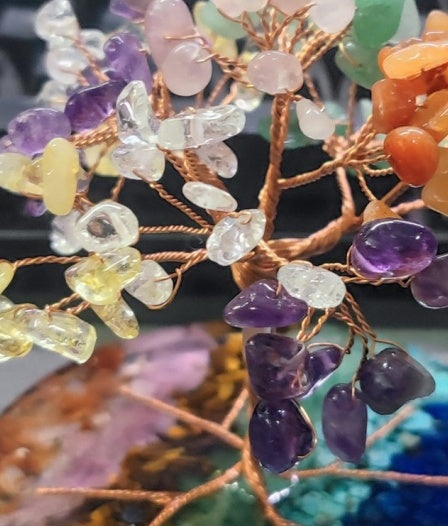 Crystal Wealth Tree, Money Tree, Decorative Ornament Craft