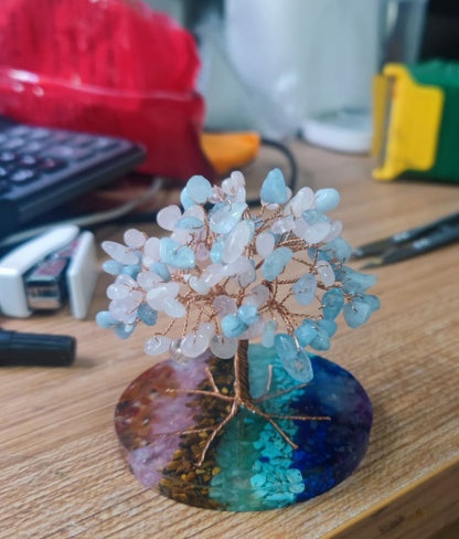 Crystal Wealth Tree, Money Tree, Decorative Ornament Craft