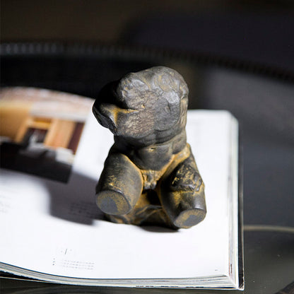 Modern Minimalist European-Style Art Sculpture: Torso Figurine for Office, Wine Cabinet, or Entryway Desktop Decor