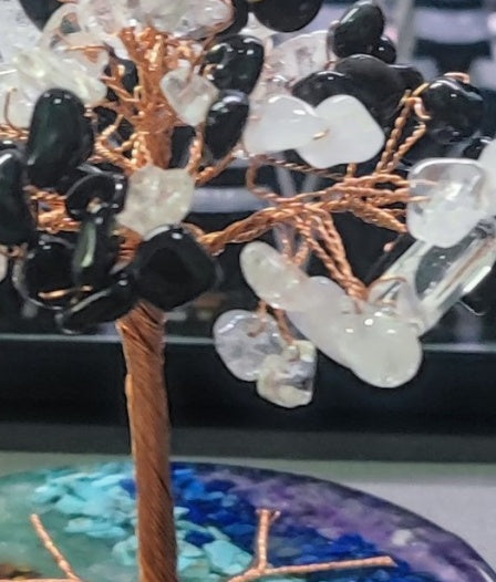 Crystal Wealth Tree, Money Tree, Decorative Ornament Craft
