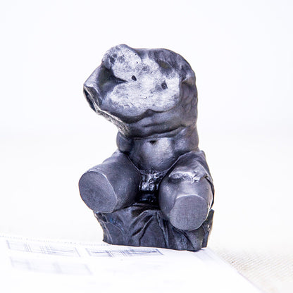 Modern Minimalist European-Style Art Sculpture: Torso Figurine for Office, Wine Cabinet, or Entryway Desktop Decor