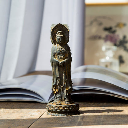 Zen-Style Neo-Chinese Statue Ornament of Nanhai Guanyin Bodhisattva
