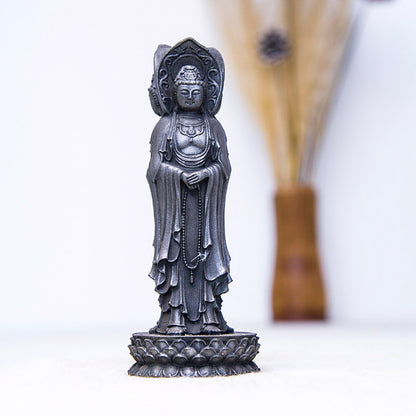 Zen-Style Neo-Chinese Statue Ornament of Nanhai Guanyin Bodhisattva