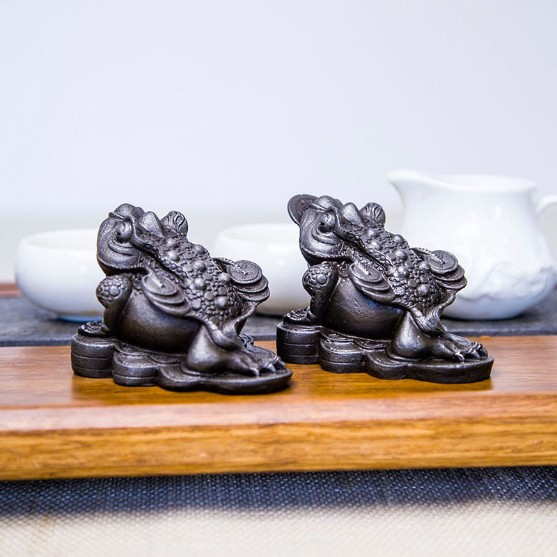 Desktop Toad Gold Toad Tea Pet Zen Tea Ceremony Tea