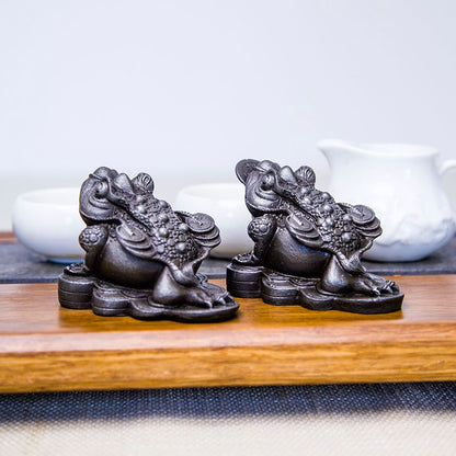 Desktop Toad Gold Toad Tea Pet Zen Tea Ceremony Tea