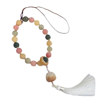 Bodhi Lotus Bag Pendant, Bringing Wealth