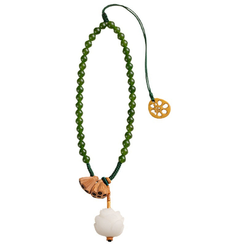 Bodhi Lotus Car Rearview Mirror Pendant.