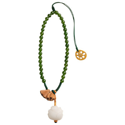 Bodhi Lotus Car Rearview Mirror Pendant.