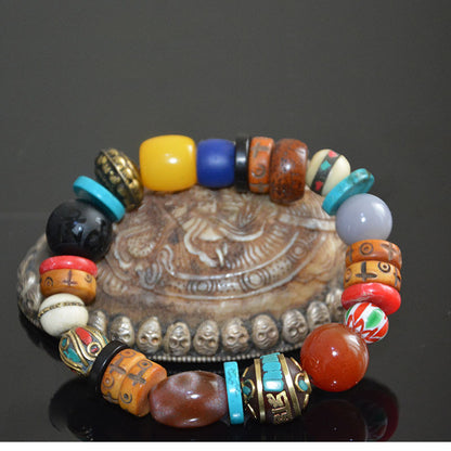 Tibetan Multigem Bracelet