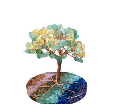 Crystal Wealth Tree, Money Tree, Decorative Ornament Craft