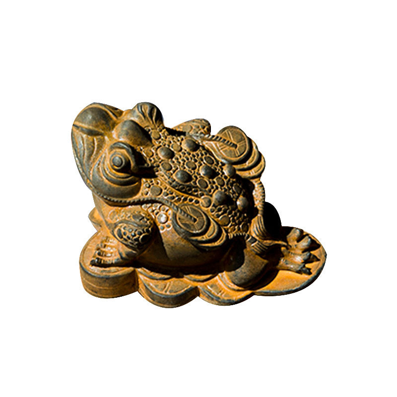 Desktop Toad Gold Toad Tea Pet Zen Tea Ceremony Tea