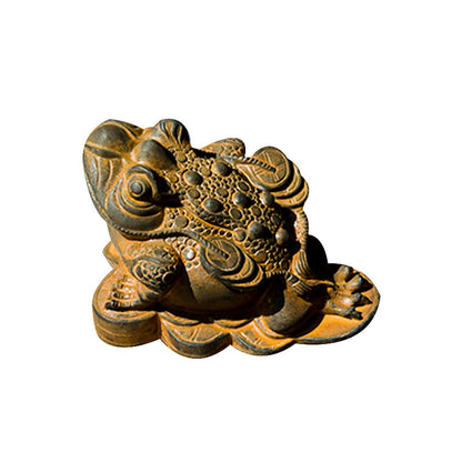 Desktop Toad Gold Toad Tea Pet Zen Tea Ceremony Tea