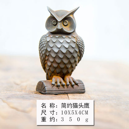 New Chinese-Style Creative Minimalist Owl Desktop Ornament