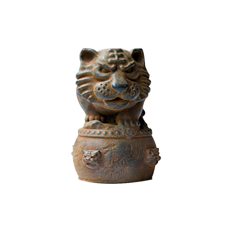 Innovative Chinese Zodiac Cute Tiger Figurine Decoration