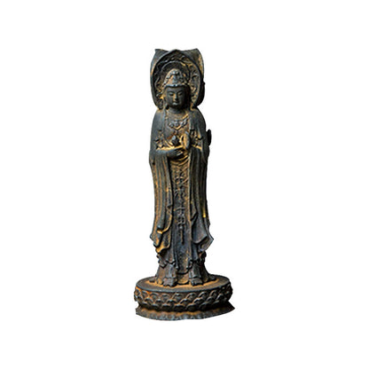 Zen-Style Neo-Chinese Statue Ornament of Nanhai Guanyin Bodhisattva