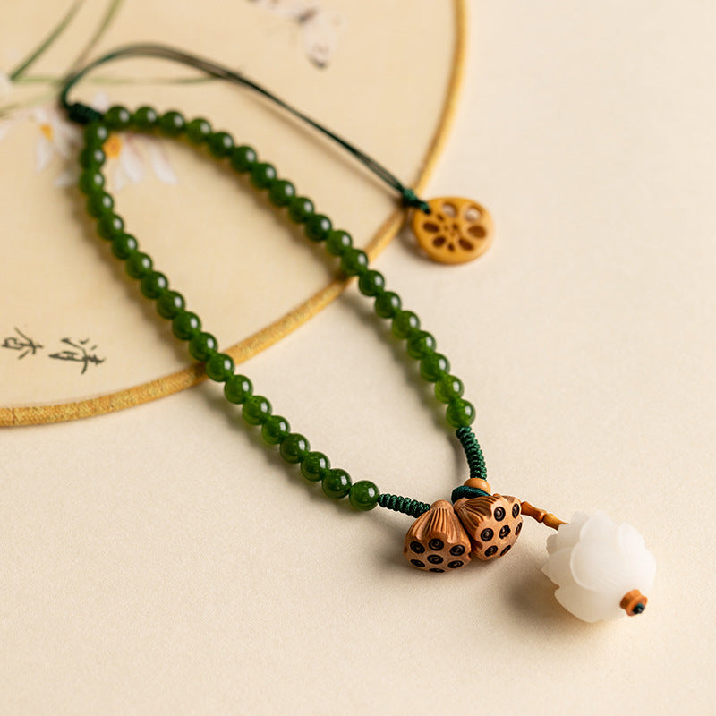 Bodhi Lotus Car Rearview Mirror Pendant.