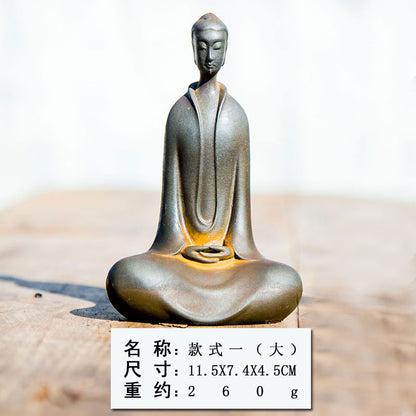 Chinese Northern Wei Buddha Shakyamuni Desktop Home Decor Ornament with Zen Inspiring Design