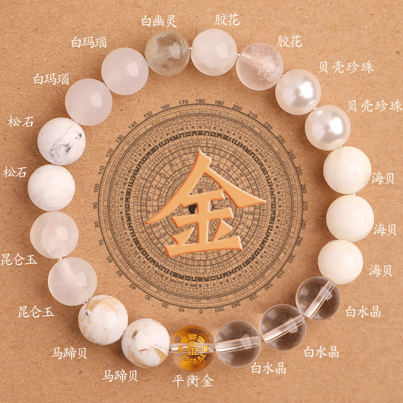 Harmony Beaded Bracelet with Five Elements: Align Your Energy and Balance Yin and Yang