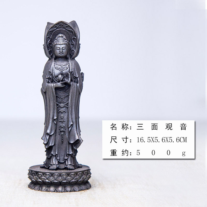 Zen-Style Neo-Chinese Statue Ornament of Nanhai Guanyin Bodhisattva