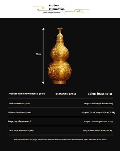 【Wealth Attraction】Brass Gourd Feng Shui Decor