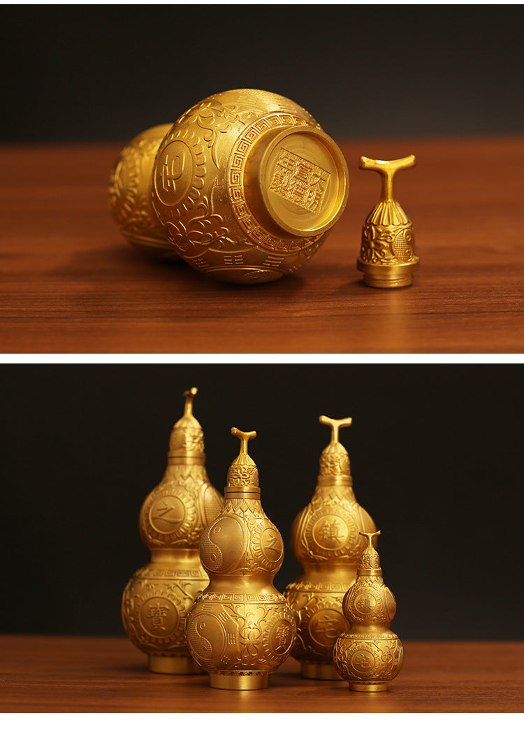 【Wealth Attraction】Brass Gourd Feng Shui Decor