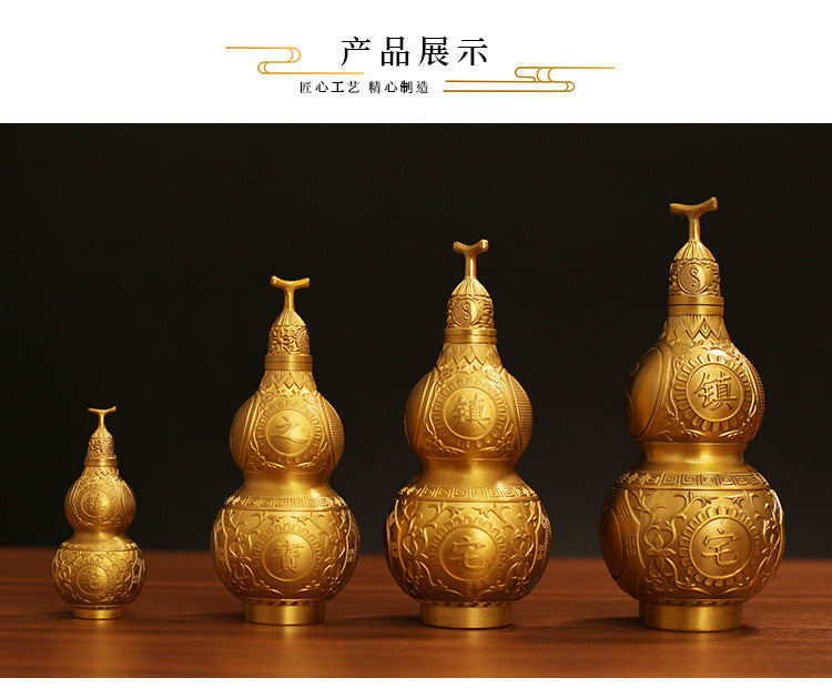 【Wealth Attraction】Brass Gourd Feng Shui Decor