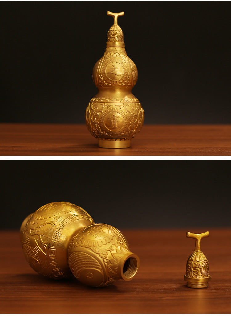 【Wealth Attraction】Brass Gourd Feng Shui Decor